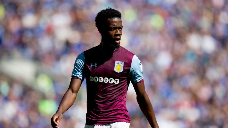 Josh Onomah during the Sky Bet Championship match between Cardiff City and Aston Villa