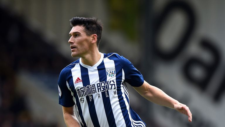 BURNLEY, ENGLAND - AUGUST 19:  Gareth Barry of West Bromwich Albion during the Premier League match between Burnley and West Bromwich Albion at Turf Moor.