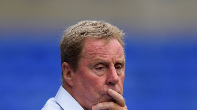 Birmingham City manager Harry Redknapp looks on during the pre-season friendly against Swansea City