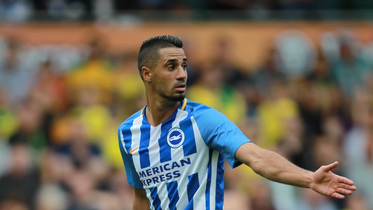 NORWICH, ENGLAND - JULY 29: Beram Kayal of Brighton in action during the pre-season friendly match between Norwich City and Brighton & Hove Albion