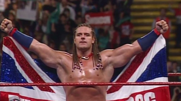 British Bulldog was led to the ring by Lennox Lewis at SummerSlam in 1992 at a packed out Wembley Stadium.