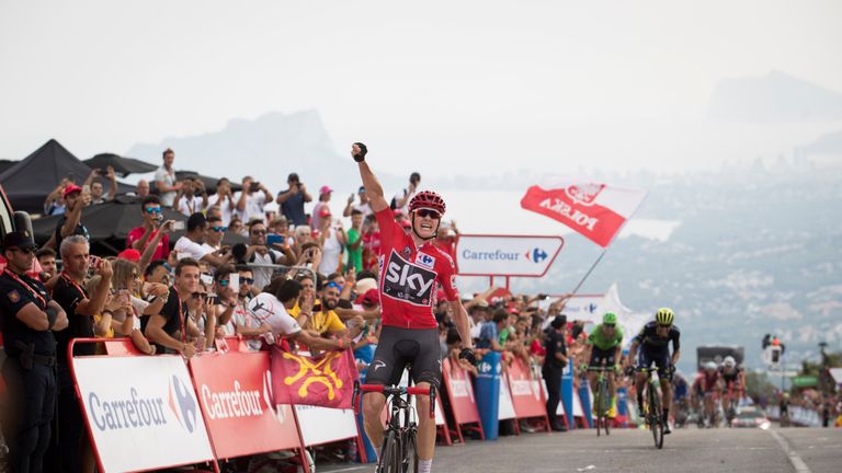 Another strong day at La Vuelta for Chris Froome
