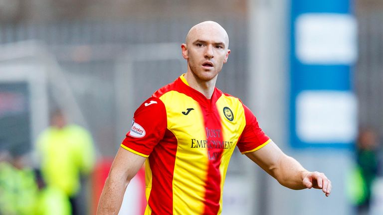 Conor Sammon in action for Partick