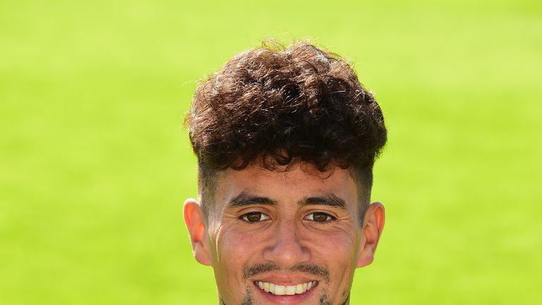  Brett D'Oliveira of Worcestershire County Cricket Club poses in the NatWest T20 Blast kit during the Worcestershire County 