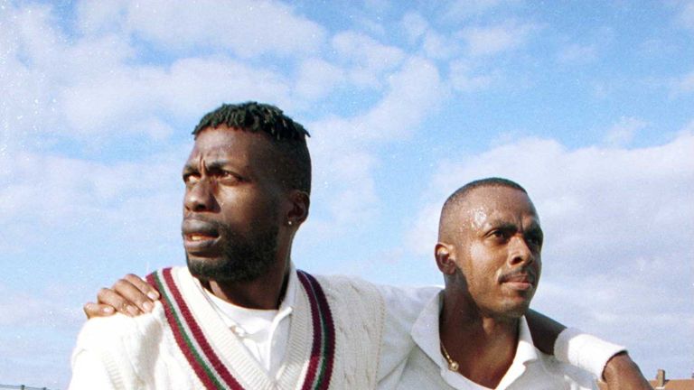 Curtly Ambrose and Courtney Walsh