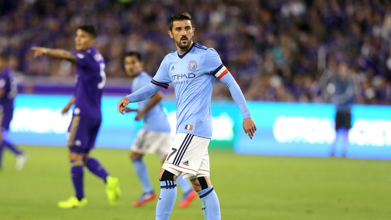 Villa in action for New York City FC 