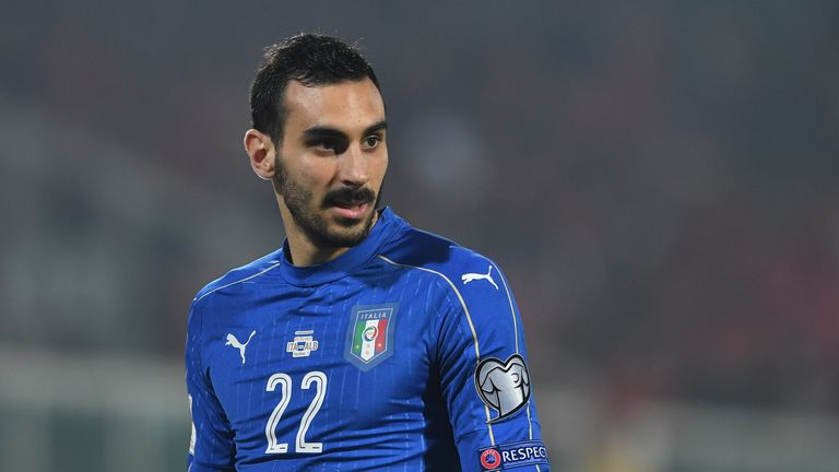 PALERMO, ITALY - MARCH 24:  Davide Zappacosta of Italy looks onb during the FIFA 2018 World Cup Qualifier between Italy and Albania at Stadio Renzo Barbera