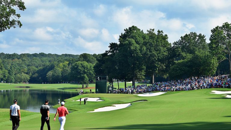 Johnson played alongside Jason Day and Henrik Stenson
