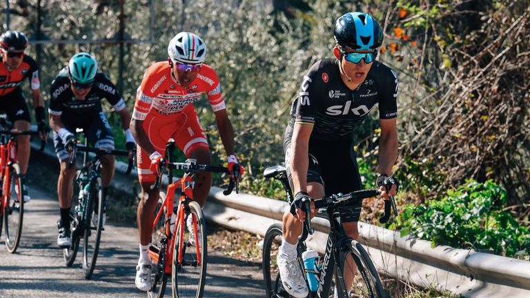 Egan Bernal of Androni at the Tour of the Alps