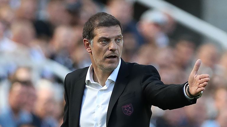 West Ham United manager Slaven Bilic is seen during the Premier League match between Newcastle United and West Ham
