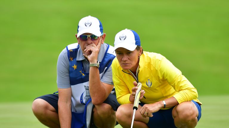 Catriona Matthew was in great touch on the greens