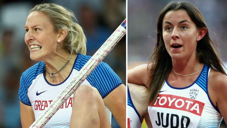 Holly Bradshaw and Jessica Judd missed out on medals in London