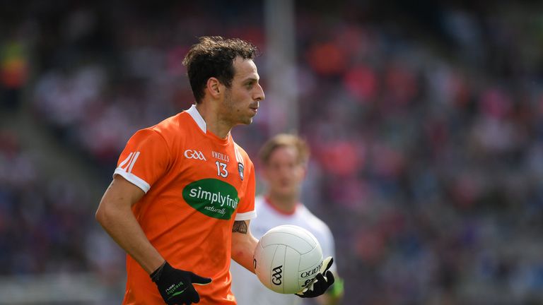 Jamie Clarke of Armagh in action against Tyrone