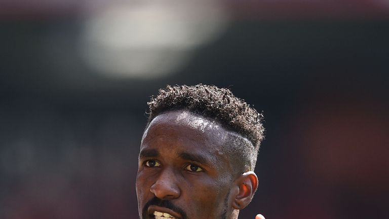 Jermain Defoe during the Premier League football match between Bournemouth and Manchester City