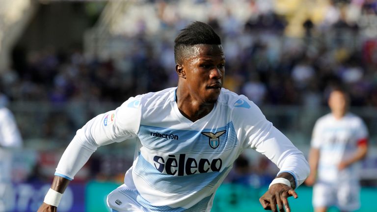 FLORENCE, ROMA - MAY 13: Balde Diao Keita of SS Lazio during the Serie A match between ACF Fiorentina and SS Lazio at Stadio Artemio Franchi on May 13, 201