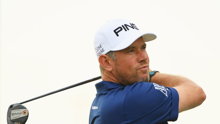 PRAGUE, CZECH REPUBLIC - AUGUST 31:  Lee Westwood of England tees off on the 11th hole during day one of the D+D REAL Czech Masters at Albatross Golf Resor