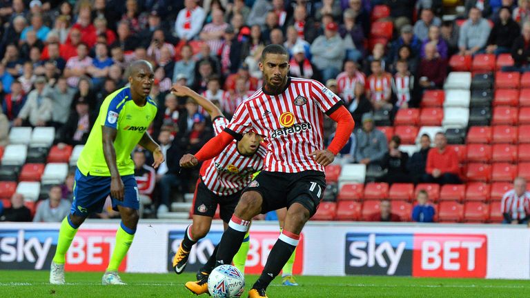 Lewis Grabban equalised for Sunderland from the penalty spot