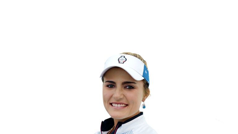 Lexi Thompson of the United States Solheim Cup team