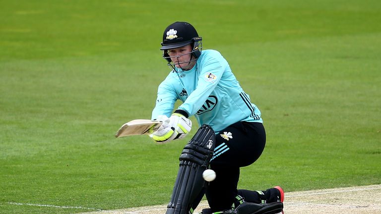 LONDON, ENGLAND - AUGUST 23:  Lizelle Lee of Surrey bats during the Kia Super League match between Surrey Stars and Western Storm at The Kia Oval on August