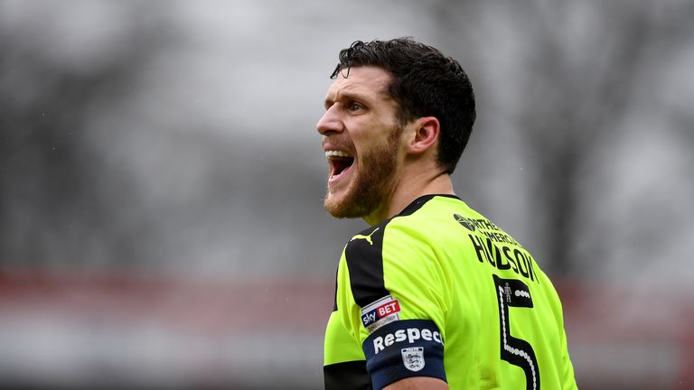 ROCHDALE, ENGLAND - JANUARY 28:  Mark Hudson of Huddersfield during the Emirates FA Cup Fourth Round match between Rochdale and Huddersfield Town at Spotla