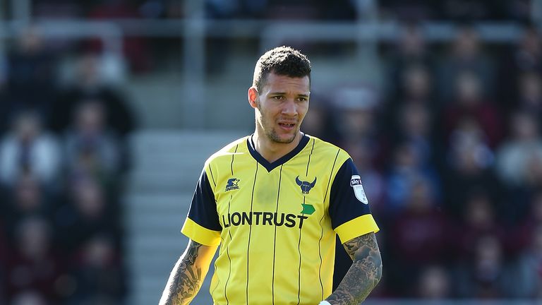 NORTHAMPTON, ENGLAND - MARCH 25:  Marvin Johnson of Oxford United in action during the Sky Bet League One match between Northampton Town and Oxford United 