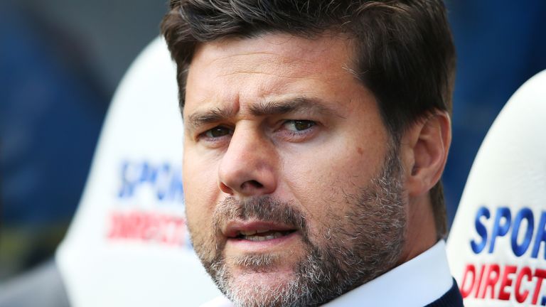 Mauricio Pochettino prior to the Premier League match between Newcastle United and Tottenham Hotspur