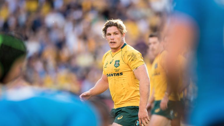 Michael Hooper paid tribute to the Boks' back row ahead of the Test