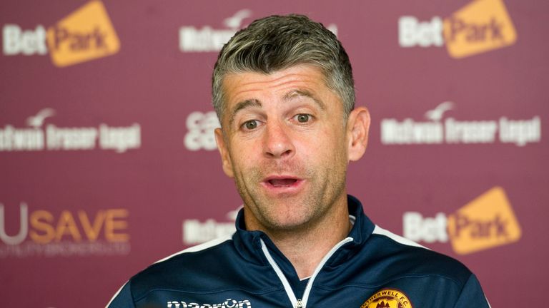 Motherwell manager Stephen Robinson.