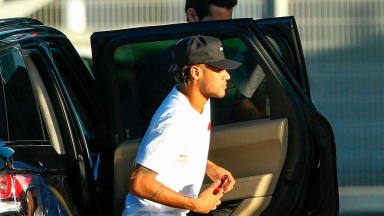 Neymar on his travels ahead of his move from Barcelona