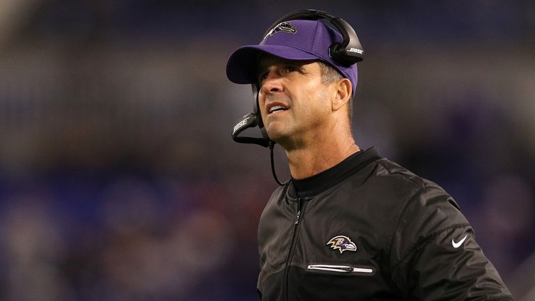 Sky Sports' Neil Reynolds highlights the influence of the Baltimore Ravens head coach John Harbaugh