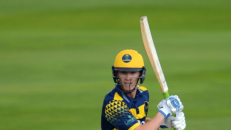 TAUNTON, ENGLAND - AUGUST 13: Nick Selman of Glamorgan bats during the NatWest T20 Blast match between Somerset and Glamorgan at The Cooper Associates Coun