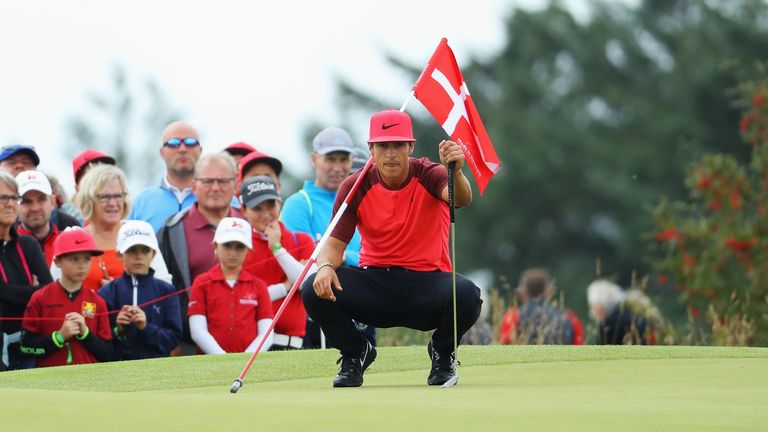 Thorbjorn Olesen is playing in front of his home supporters