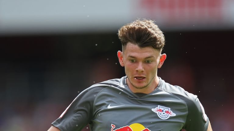 Oliver Burke of RB Leipzig