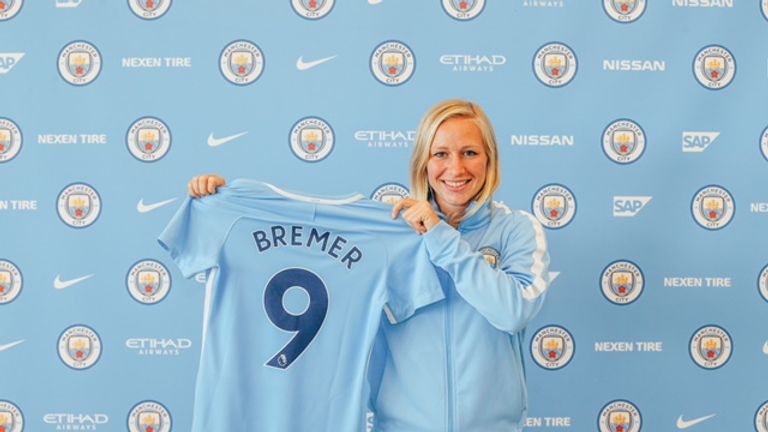 Pauline Bremer says she can't wait to get started at Manchester City