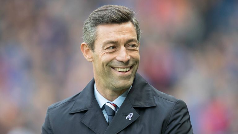 GLASGOW, SCOTLAND - JUNE 29: Rangers Manager  Pedro Caixinha during the UEFA Europa League first qualifying round match between Rangers and Progres Niederk
