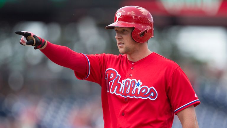 Rhys Hoskins is homering his way into baseball history