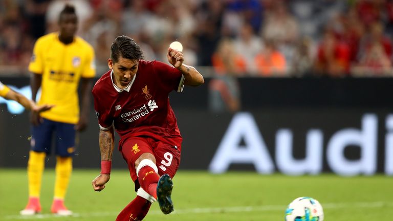 Roberto Firmino levels from the spot