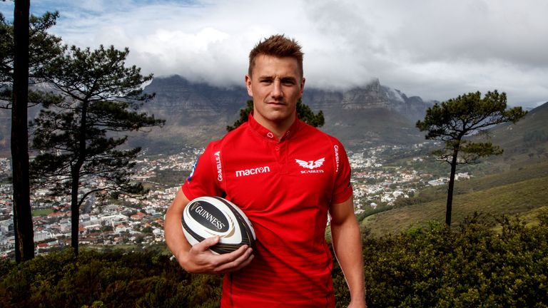 Jonathan Davies at the Guinness PRO14 launch in South Africa