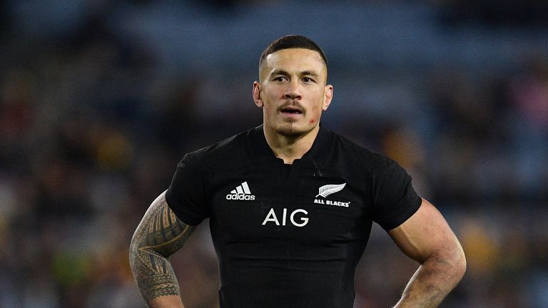 All Blacks centre Sonny Bill Williams