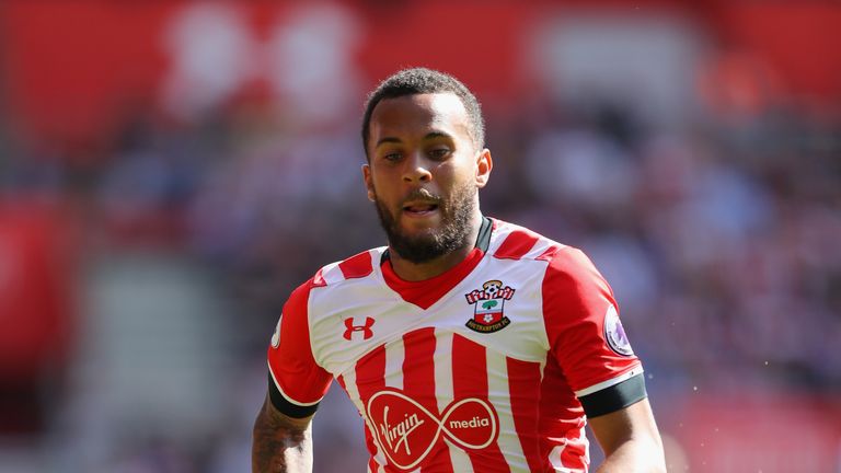 SOUTHAMPTON, ENGLAND - MAY 21:  Ryan Bertrand of Southampton FC in action during the Premier League match between Southampton and Stoke City at St Mary's S