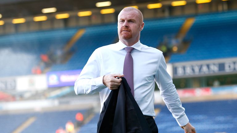 Burnley manager Sean Dyche before the Carabao Cup, Second Round match at Ewood Park, Blackburn.