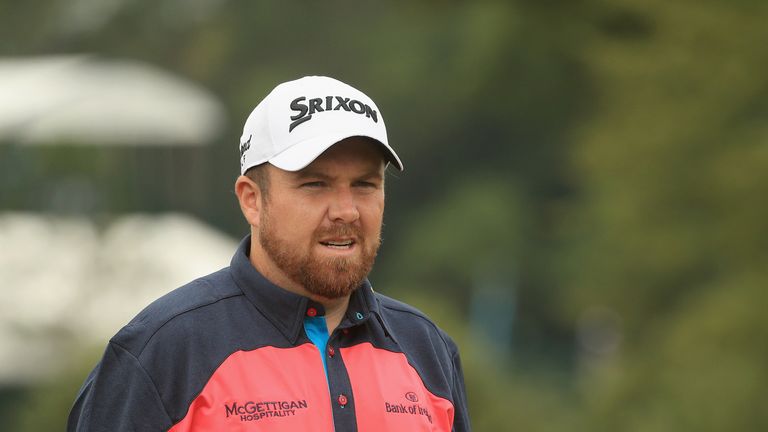 CHARLOTTE, NC - AUGUST 09:  Shane Lowry of Ireland on the course during a practice round prior to the 2017 PGA Championship at Quail Hollow Club on August 