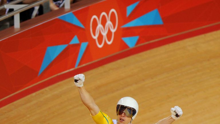 Shane Perkins won the bronze medal for Australia in the men's sprint track at London 2012
