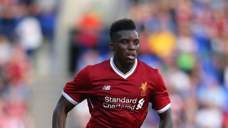 Sheyi Ojo in action for Liverpool