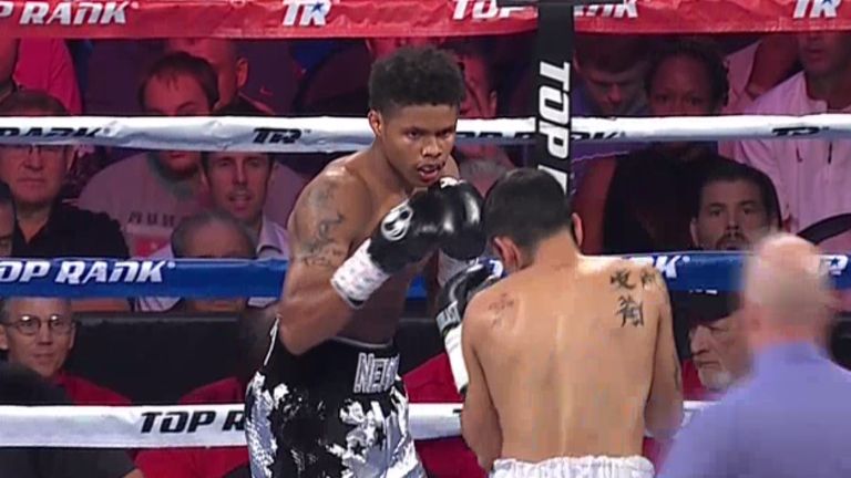 Shakur Stevenson beat David Paz over six rounds at the Pinnacle Bank Arena