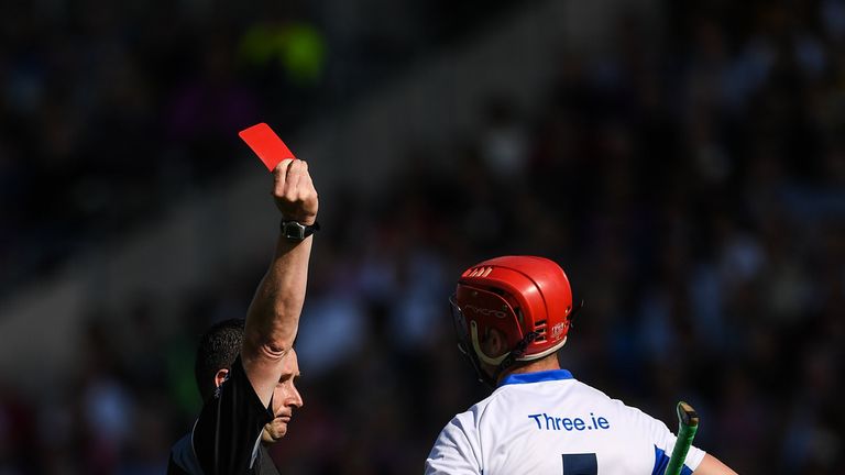 Red Card Tadhg de Burca