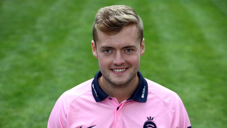 LONDON, ENGLAND - APRIL 05:  Tom Helm of Middlesex CCC poses for a portrait during their media day at Lord's Cricket Ground on April 5, 2017 in London, Eng