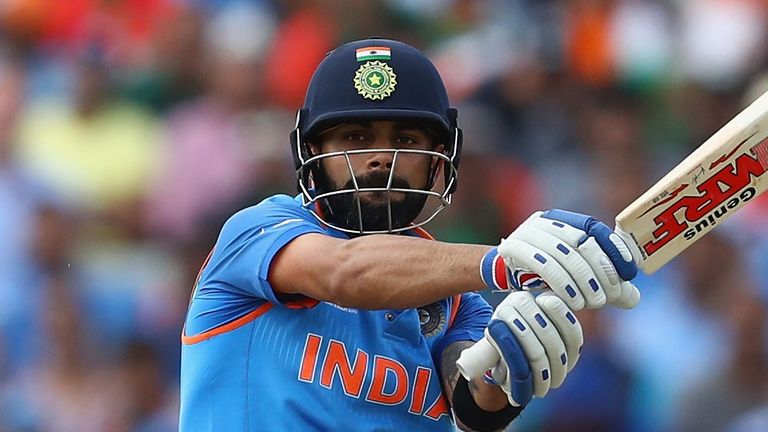 Virat Kohli struck 131 in a stand of 219 with Rohit Sharma