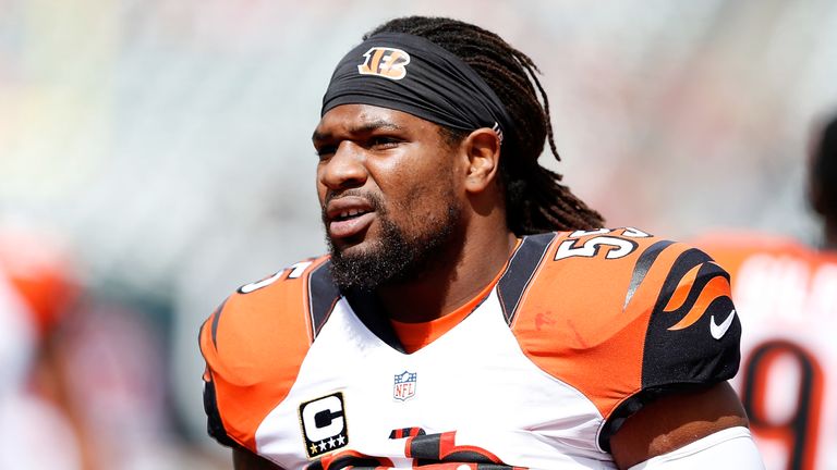 Vontaze Burfict #55 of the Cincinnati Bengals 