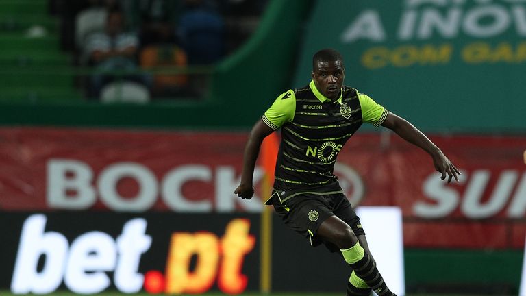 Sporting CP midfielder William Carvalho from Portugal during the Friendly match between Sporting CP and AS Monaco 